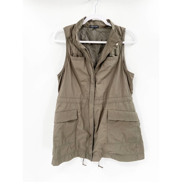 Eileen Fisher Jackets & Blazers - Eileen Fisher Sleeveless Cotton Nylon Cargo Utility Vest Size Small